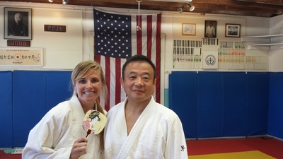 Satoh Tadayuki Sensei and Student